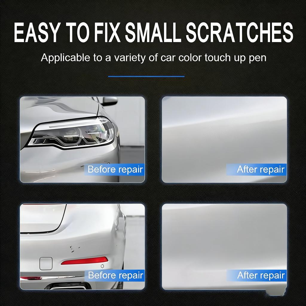 MOBIDEA Car Clear Scratch Remover Touch Up Pen Automotive Paint Repair Brush Pen Universal for New Car Scratch Fix