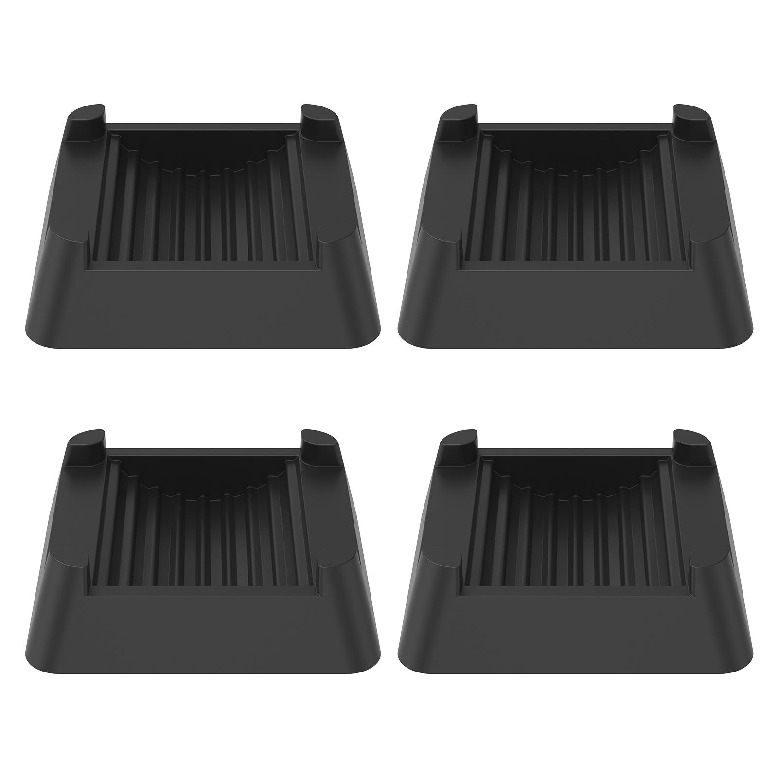 

4Pcs Griddle Leveling Shims Kit Soft Silicone Grill Levelers Portable Griddle Leveling Shims Versatile BBQ Grill Leveling Kit чорний
