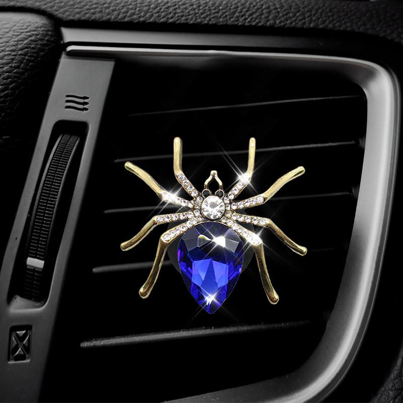 New Diamond Spider Style Perfume Bottle Car Air Conditioning Outlet Perfume Car Perfume Car Interior Accessories Car Fragrance