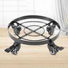 Outdoor Indoor Planter Caddy Mover with Swivel Wheels Round Flower Pot Stand Rack, No Scratches ,