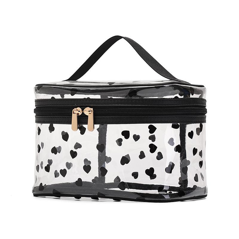 Modische PVC Tragbare Toiletten Tasche Reise Kosmetik Aufbewahrung Multifunktionale Tragbare Wasserdichte Kosmetiktasche