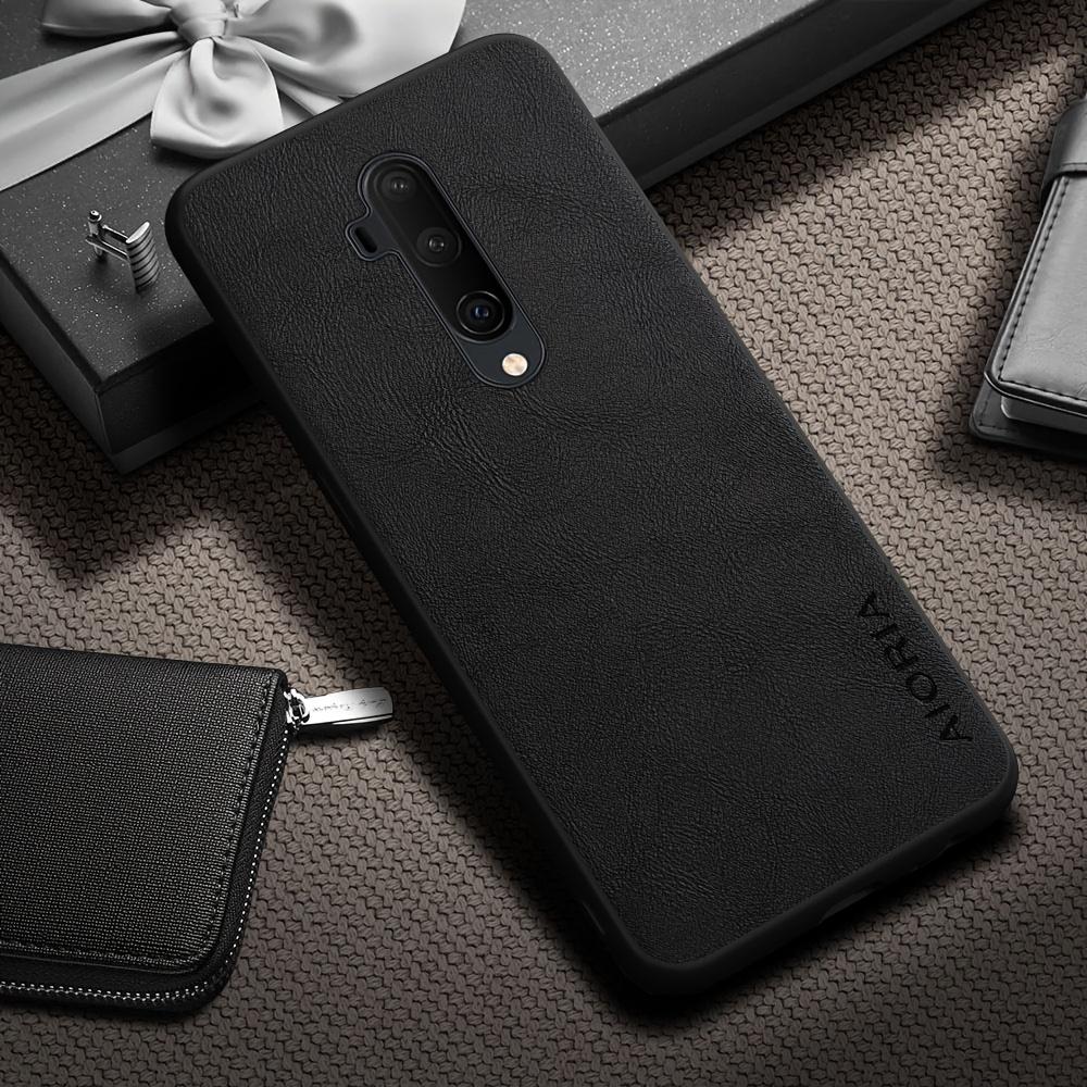 Phone Case - Luxury Retro Faux Leather Phone Case for Oneplus 9 8 7 6 Pro 9R 9RT 9 US 6T 8T 7T Pro Matte Soft Bumper Hard Back Cover Fashion Case