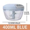 500/900ML Portable Garlic Chopper Manual Meat Mincer Garlic Tool Crusher Vegetable Onion Tool Kitchen Food Chopper Meat Chopper