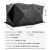 Portable Ice Shelter, 6-8 Person Pop-Up Ice Fishing Tent, 70 Square Feet Fishable Area, Ice Shanty for Winter Fishing, Waterproof Oxford Ice Cube with