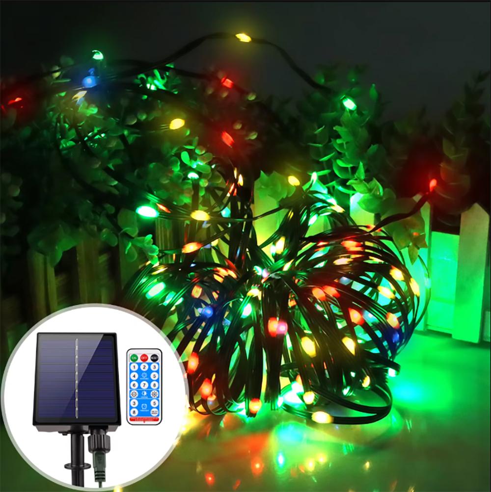 100-800 Leds Led Solar Pendant Fairy Light String Waterproof Outdoor Garden Lamp For Lawn Christmas Decoration 10m 20m 30m 50m 100m