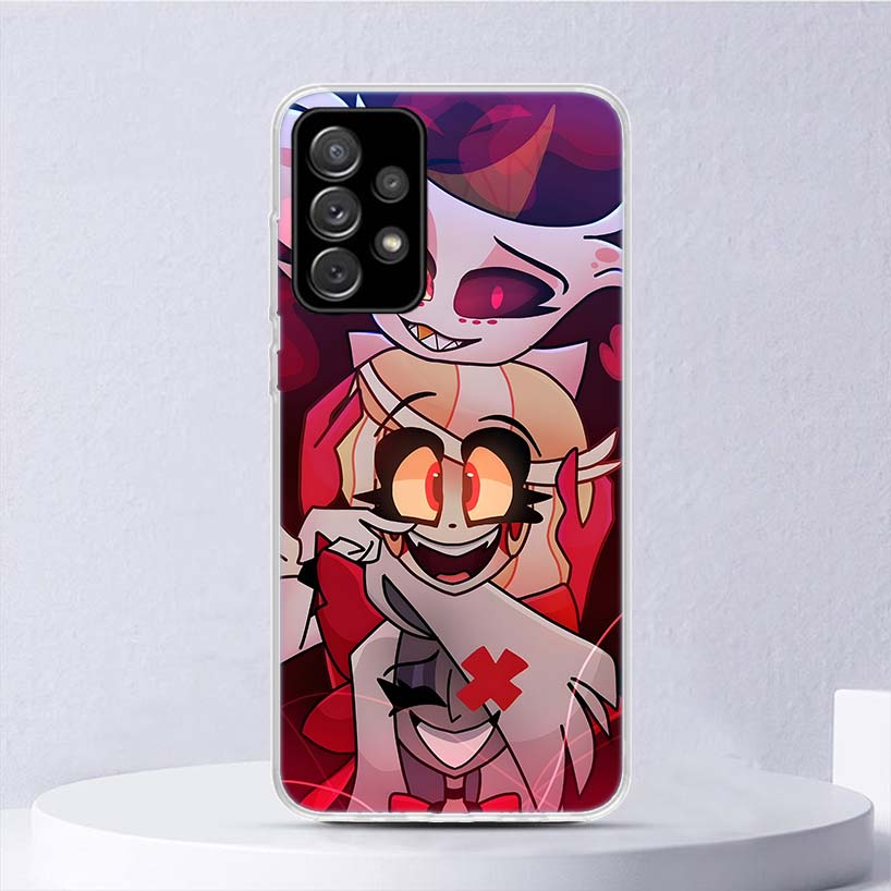 

H-Hazbin H-Hotel Angel Dust Soft Case For Samsung Galaxy A52 A42 A32 A22 A12 A02S Phone Cover A50 A51 A70 A71 A41 A31 A21S A40 A Samsung A32 4G