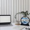 Vukayo Sand Picture Round Sand Art Tabletop Art Interior Stylish Modern SH-01 (M, Blue)