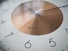 Interform Norte Wall Clock CL-4090, Copper, Warm Gray, White, Sweep Movement