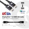 Club3D DisplayPort 1.4 HBR3 (High Bit Rate 3) 8K 60Hz Male/Male 3m 28AWG Display VESA Certified Cable (CAC-1060)