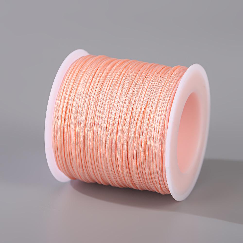 Handmade No. 72 Jade Thread - 0.8mm Wear-Resistant String for Jewelry Crafting, Hand Rope, Bracelets, DIY Necklaces, 50m