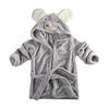 Cotton Made Baby Bath Robe With Belt Fixation And Wide Application No Shedding Baby Bathrobe