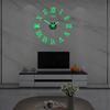 Minimalist Living Room Luminous Clock, Bedroom Creative Acrylic DIY Wall Clock, Silent Wall Mounted Art Clock