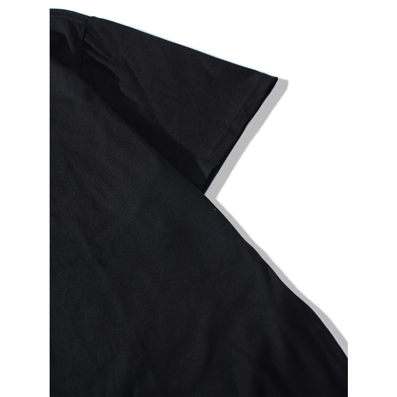 Europäische Größen Herren Minimalistisch Lässig Grafikdruck Herren Print T-Shirt Trendige Mode
