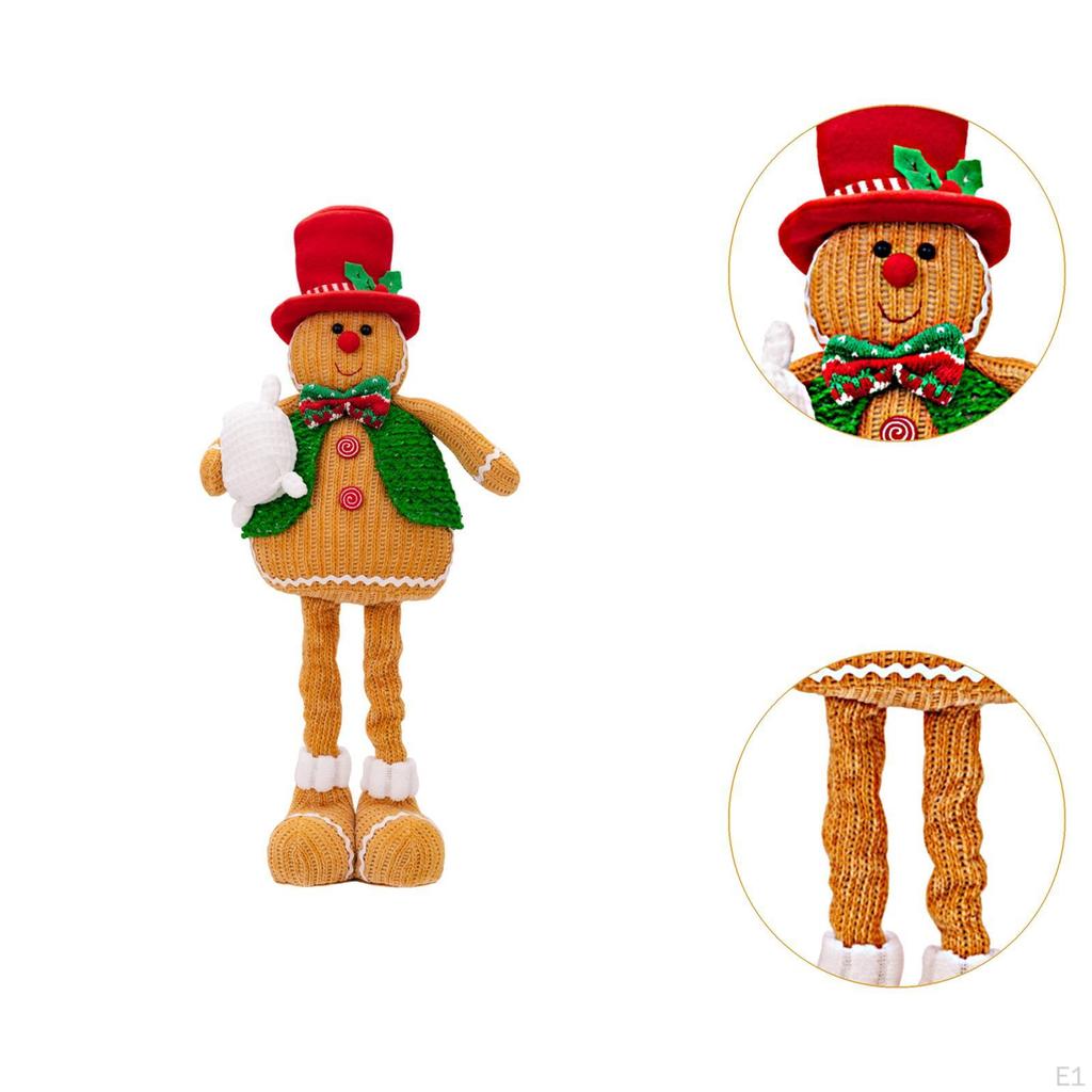 Weihnachtslebkuchenpuppenfigur Dekoration Reizendes dekoratives Ornament für
