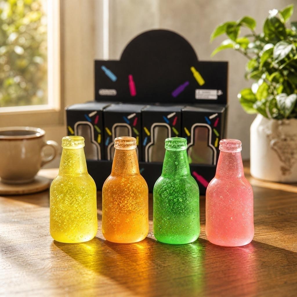 Bottle Shaped Toy for Stress - Soft Slow Rising Decompression Toy for Adults and Kids