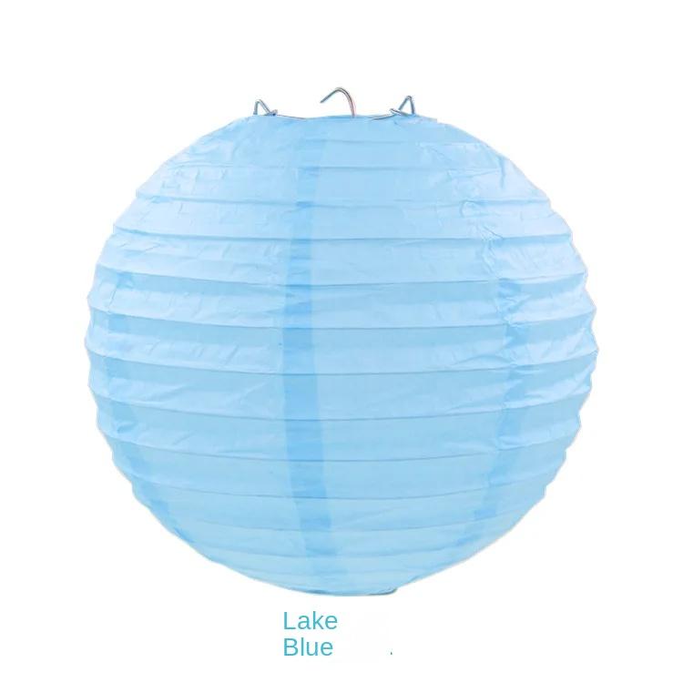 4/6/8/10/12/14/16inch Chinese Paper Ball Lampion Hanging White Wedding Decoration Paper Lanterns Lampshade Birthday Party Decor