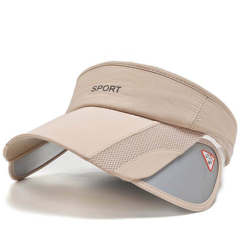 Empty top hat men's and women's spring and summer sunshade outdoor big eaves hat can pull the brim sun hat breathable sweat-absorbing retractable hat