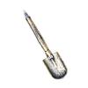 Ballpoint Pen with Push-Button Core Extraction 0.5mm Black Ink Smooth Writing Non-Smudge Shovels Shape Smooth Writing