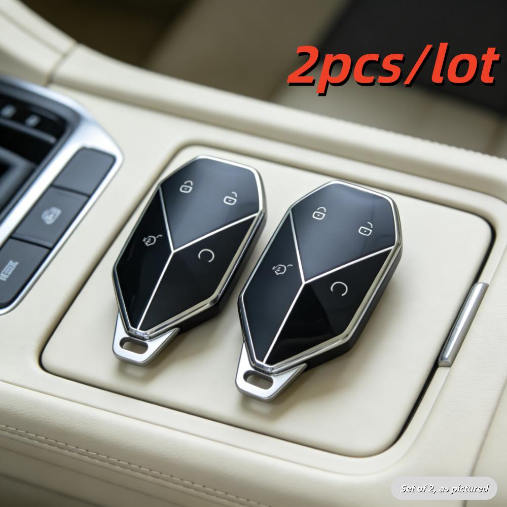 

2pcs/lot Car Key Case Covers for BYD Leopard 5 Leopard 8 Key FOB Covers