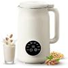 Máquina para Hacer Leche de Nueces, Máquina para Hacer Leche de Soja de 40 oz con Autolimpieza, Inicio Retardado, Mantener Caliente, para Jugos, Batidos, Enchufe UE