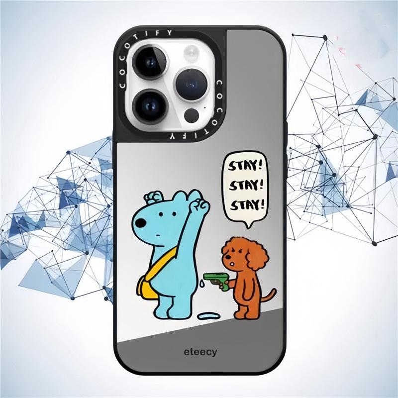 

Dog for IPhone16Pro for Apple 15Promax Mobile Phone Case 12 Mirror 1314 Anti-fall Cover Heat Dissipation For Apple 11