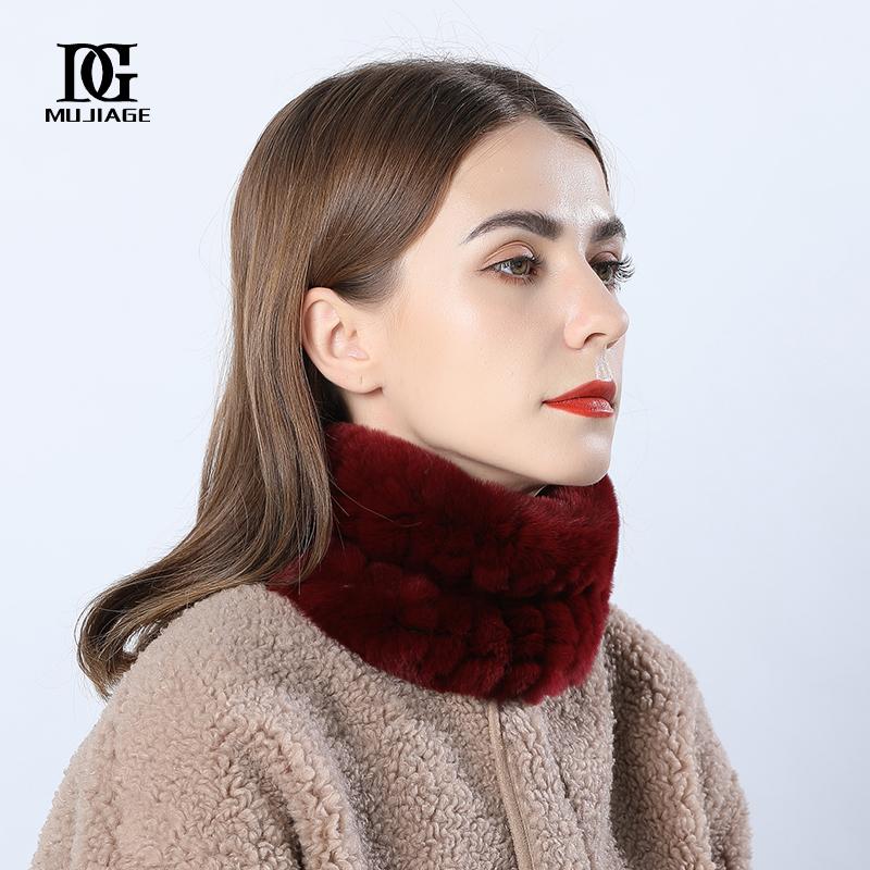 Bibs for Men and Women In Winter, Korean Version Thickened Neck Guard, Warmth, Handmade Otter Rabbit Fur Scarf, Hairband, Dual-purpose Neck Cover
