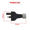 1/2PCS Plastic Rewirable Plug Socket Australian Female Socket 3 Prong Electrical Socket Grounded Rewire Socket DIY Assembled