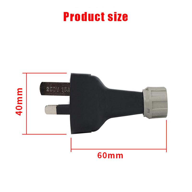 1/2PCS Plastic Rewirable Plug Socket Australian Female Socket 3 Prong Electrical Socket Grounded Rewire Socket DIY Assembled