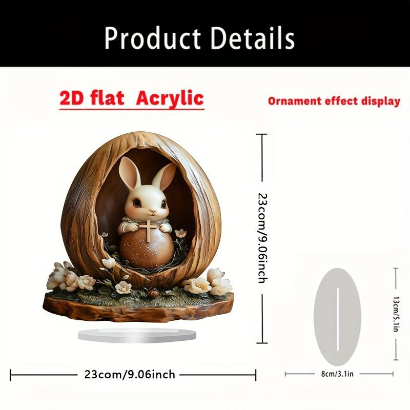 Cute and Exquisite Rabbit, Alec, Study Office, Living Room Decoration, Waterproof and Wear-resistant, Desktop Ornaments, Decorative Items
