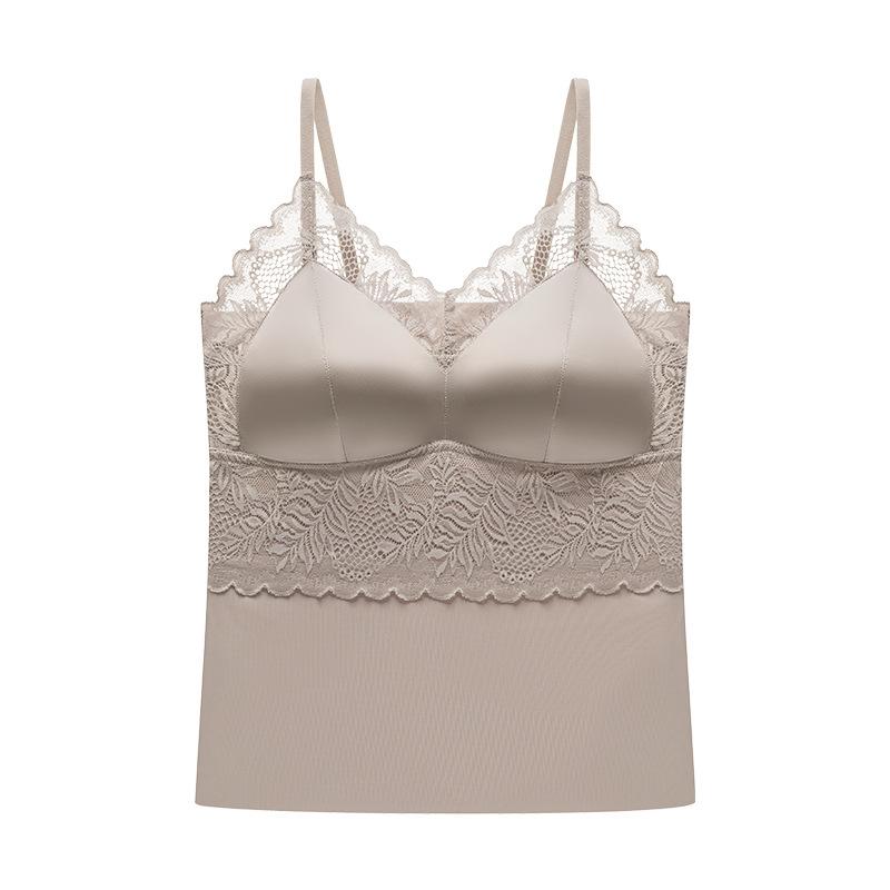 

Сексуальный кружевной бюстгальтер на бретелях, утягивающий цельный топ-майка без спинки, женское базовое белье, универсальное нижнее белье XL серый