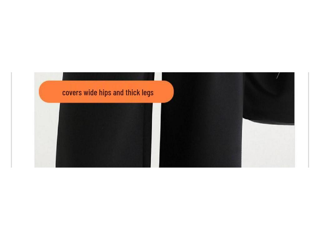 Petite Women's High Waist Loose Straight Leg Pants - Spring/Autumn Grey Suit