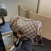 Bag Women'S Plaid Broadband Shoulder Crossbody Bag Premium Textured Women'S Pillow Bag