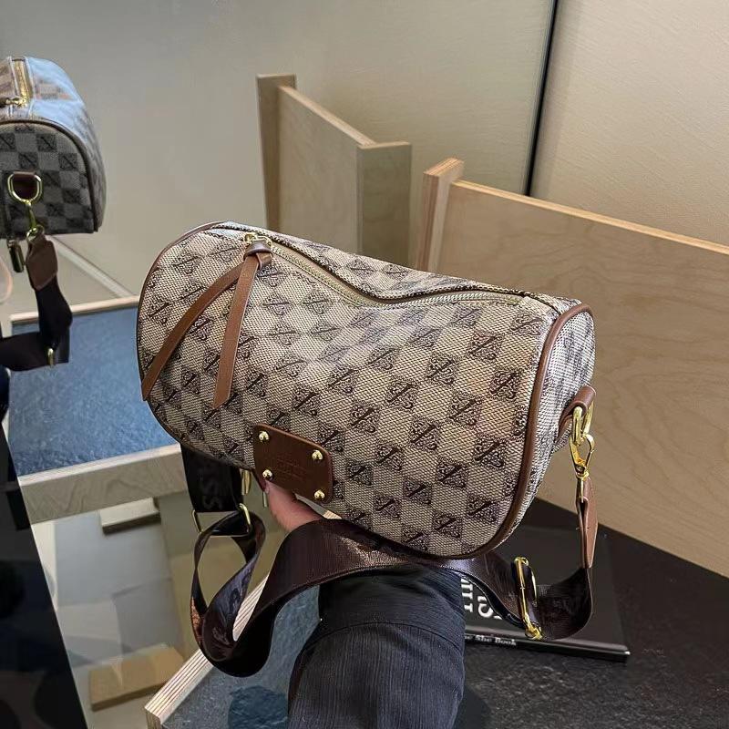 Bag Women'S Plaid Broadband Shoulder Crossbody Bag Premium Textured Women'S Pillow Bag