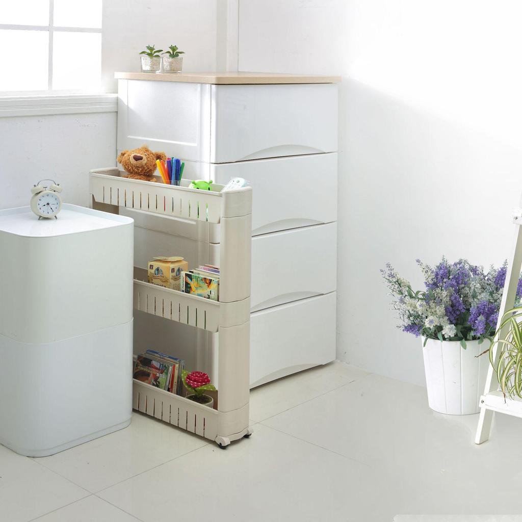 Multi-layer Gap Storage Shelf for Kitchen & Bathroom
