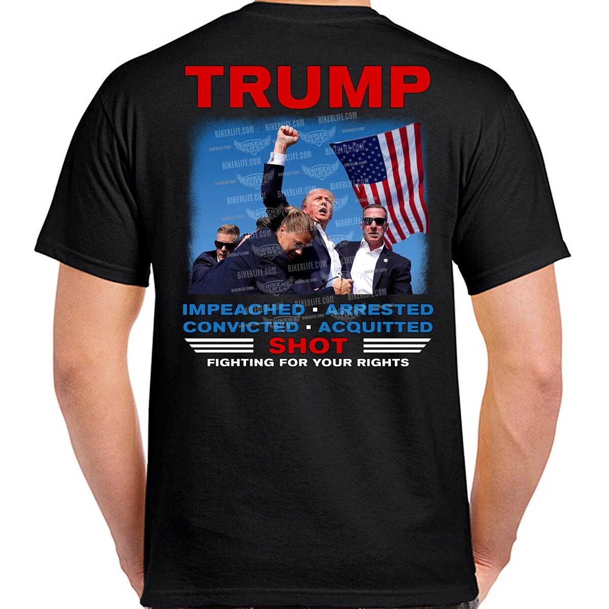 Trump Fight For Your Rights T-Shirt L