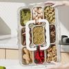 Snack Box Container with Multiple Compartments BPA Free Transparent Lid Design Refrigerator Organizer Food