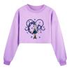 5592 Kids Girls Time Lily Lovebraids Cartoon Anime Printed Long Sleeves Sweatshirt