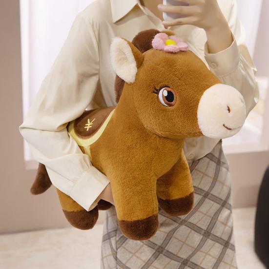 2026 Year of The Horse Plush Toy Doll Auspicious Meaning Desktop Ornament Good Luck