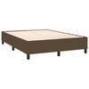 Maison Exclusive - Sommier à lattes de lit avec matelas Marron foncé 140x190 cm