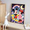 Disney Mickey Minnie Diamond Art Painting Kit Magical Night Home Wall Decor Handmade Gift