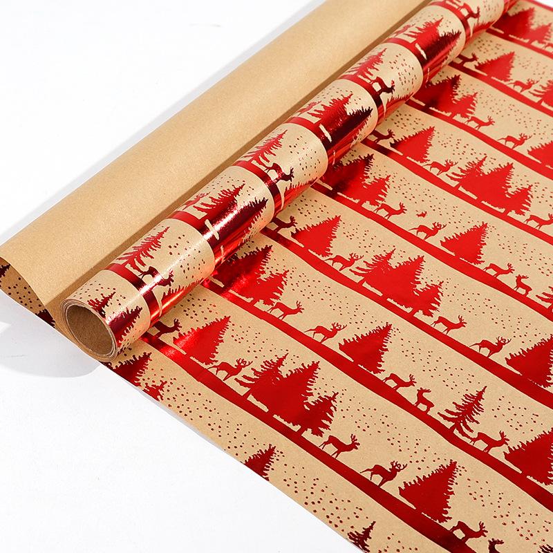 43x300cm Gift Wrapping Paper Aluminized Paper Christmas Valentine's Day Birthday Gift Craft Paper