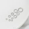 Durable White Gold Open Jump Rings for Handmade Jewelry - O-Rings, DIY Bracelets, Earrings, Basic Materials