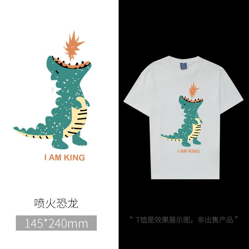 Cartoon Heat Transfer Sticker Men'S And Women Clothes Decorative Cloth Sticker Children'S T-Shirt Sweater Pattern Printed Sticker Large Patch Sticker