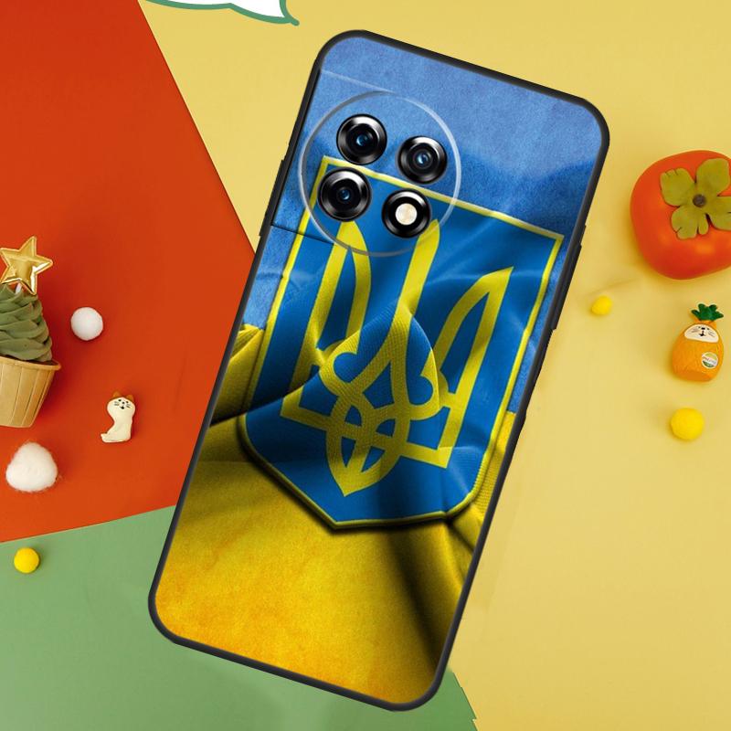 Ukraine Flag Back Case For OnePlus 15 13R 13 13T 12 12R 11 10 10T 8T Nord CE 5 2 3 4 Lite N20 N30 Cover