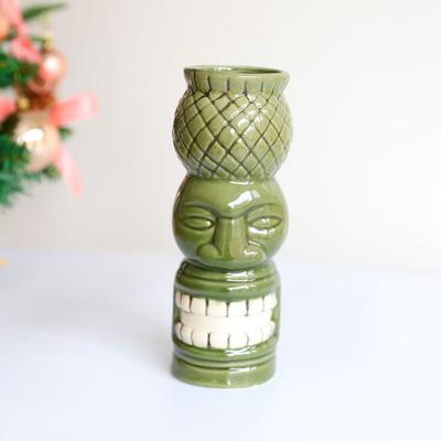 Bar Tiki Cup Creative Hawaiian Cocktail Glass Pineapple Ceramic Glass Tiki Retro Wine Glass