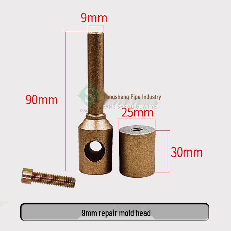 Instrument de reparat conducte de apă PE: Mașină de etanșare la scurgeri cu topire la cald cu cap de sudură PPR și baton de adeziv PERT