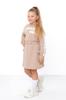 Girls' Dress – Demi-Season Casual Dress with «Convey a Smile» Print, Any season 6491-104-33 HC