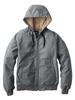 EVEN RIVER Cotton-Lined Hoodie Jacket, Fall/Winter, Army Gray, R608, Size 28 L