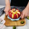 1pc Stainless Steel Flower Shaped Apple Cutter, Multifunction Fruit Corer & Divider, Household Kitchen Fruit Cutting Tool