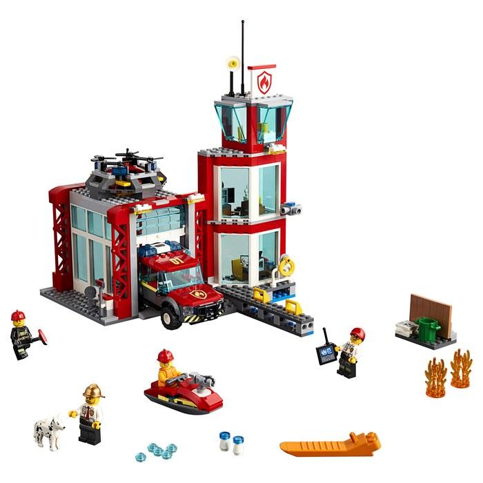 LEGO City Fire Station 60215 Building Blocks Toy for Boys